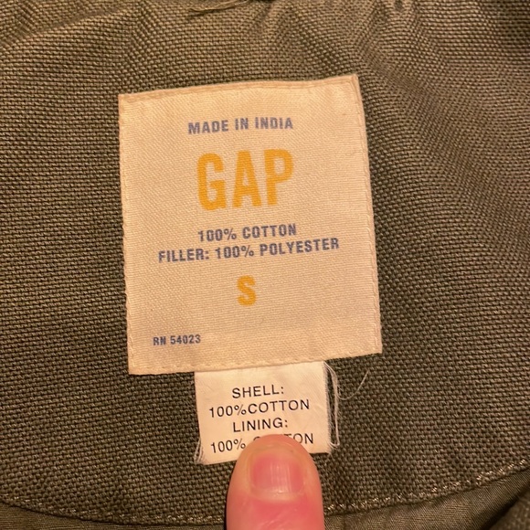 Green Gap canvas jacket - Picture 2 of 5
